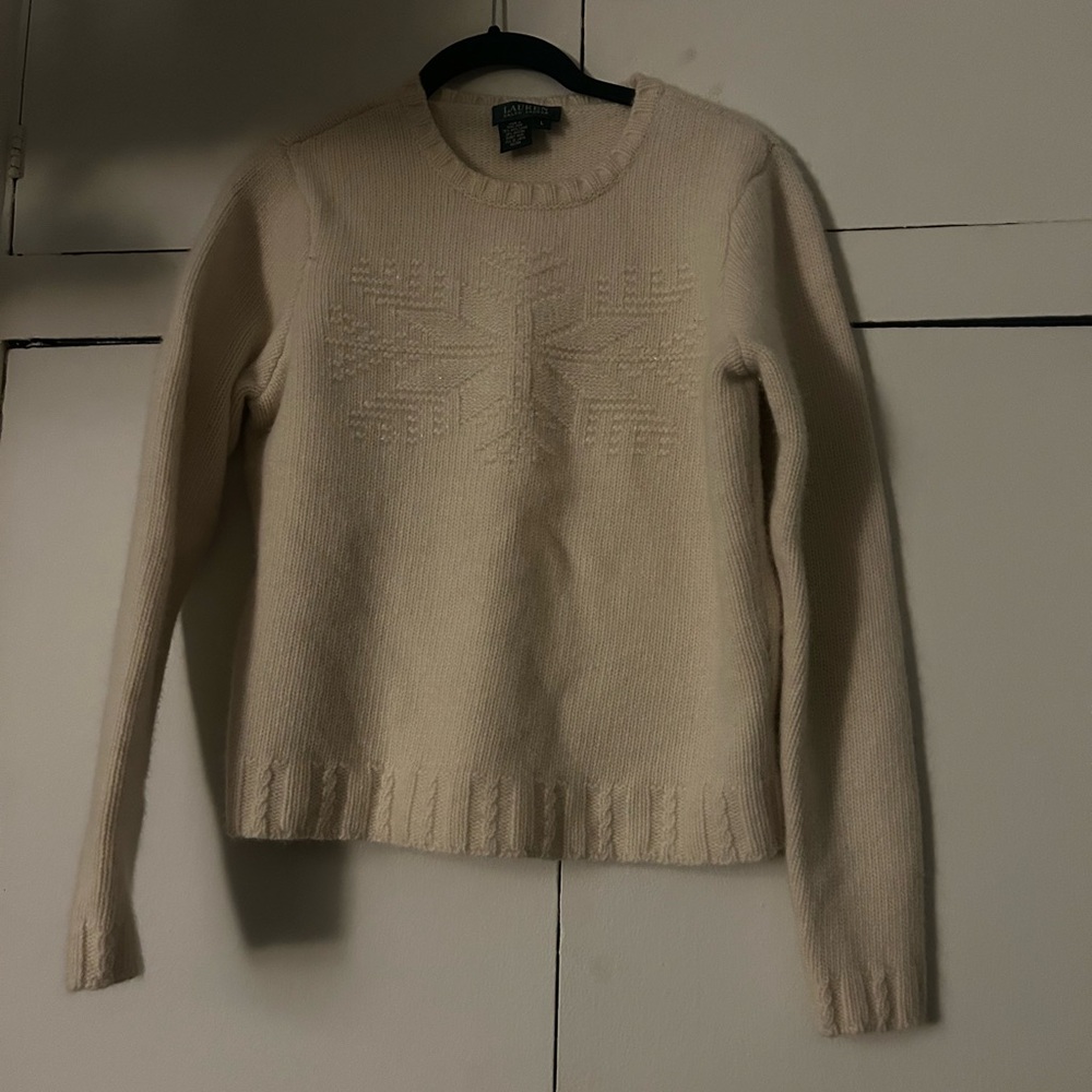 Lauren by Ralph Lauren Snowflake Sweater